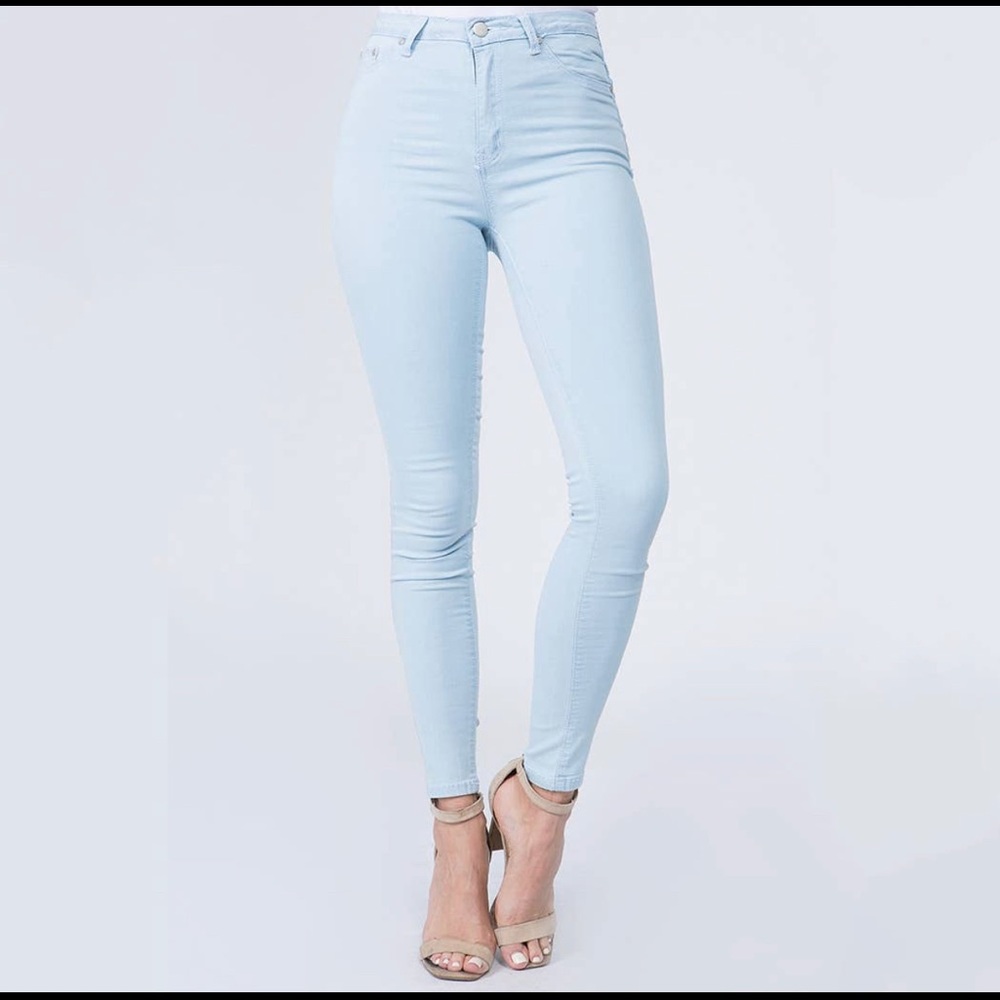 Light Denim Skinny Jeans